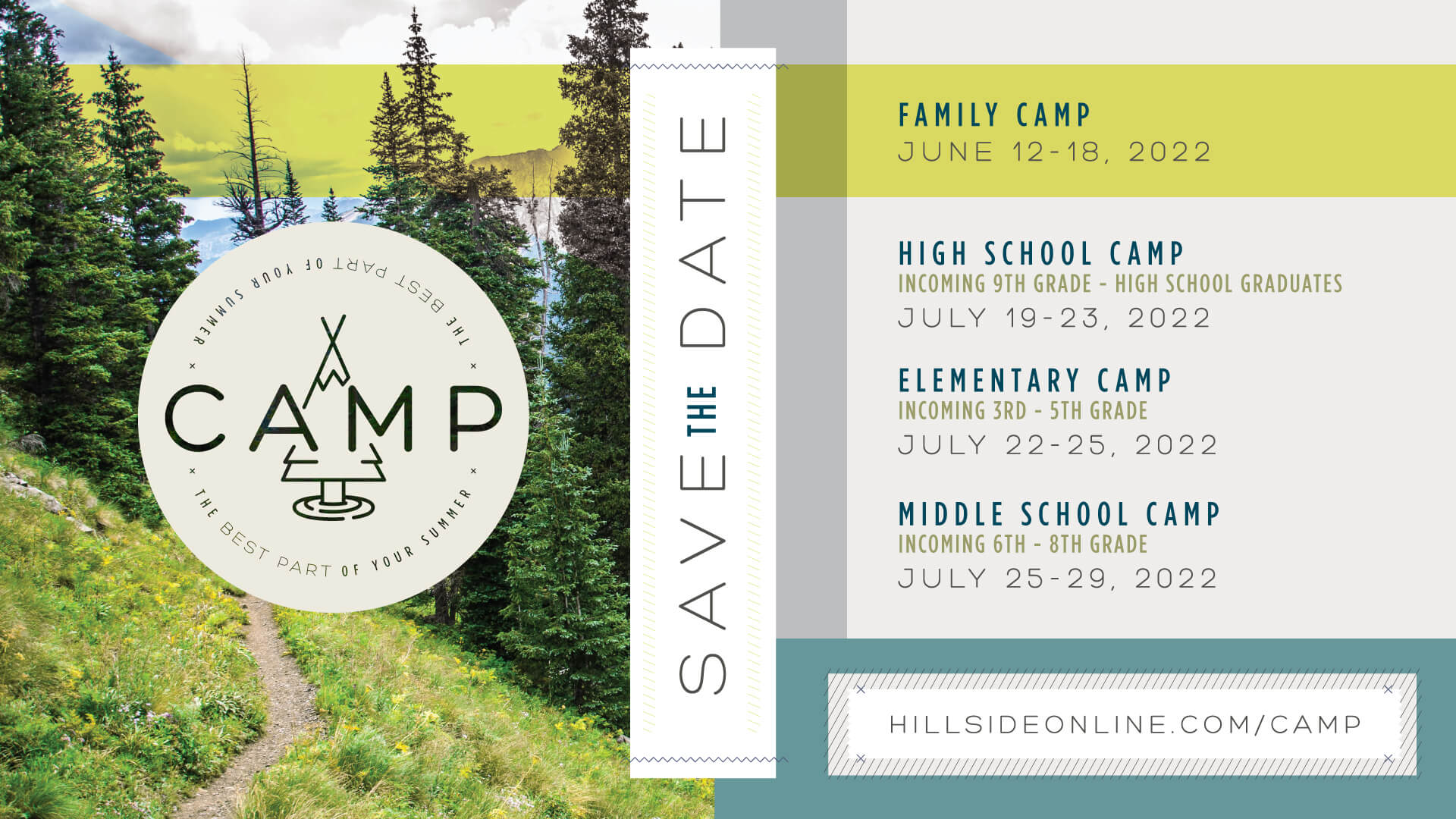 Camp save the date